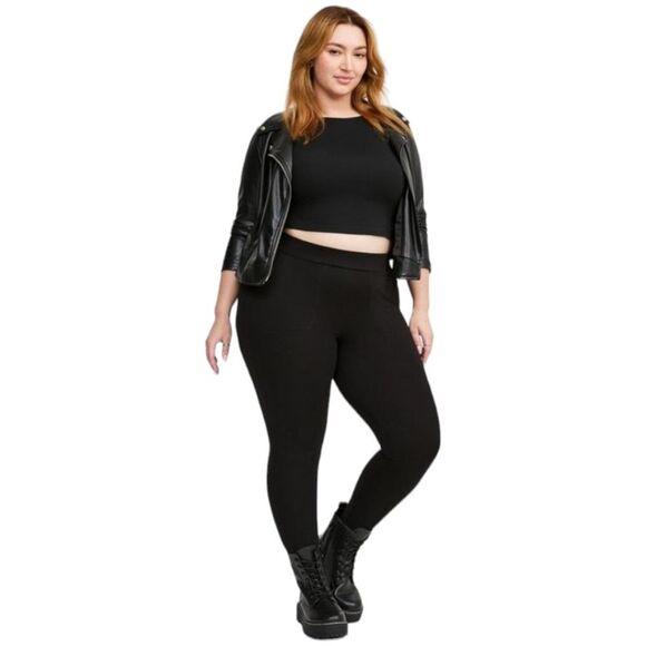 TORRID PLUSโSIZE Full Length Signature waist Stir-up Pocket Leggings 1X - Picture 1 of 7
